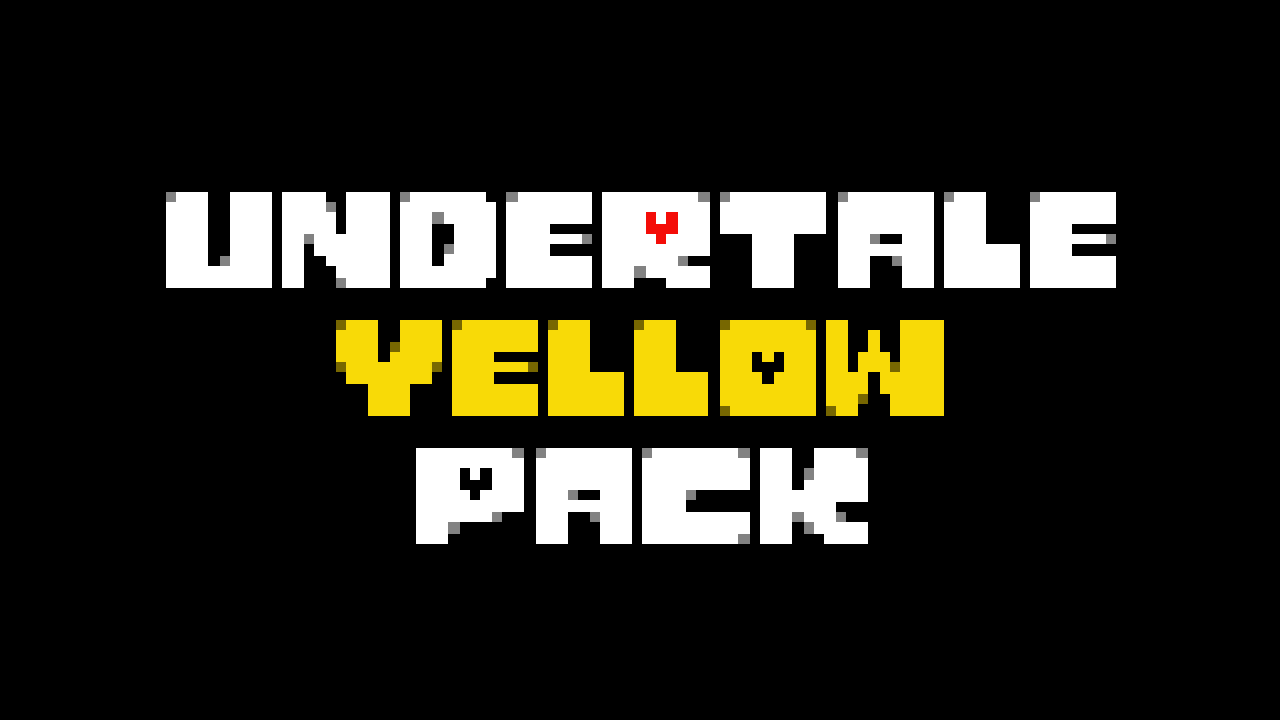 Undertale Yellow Pack